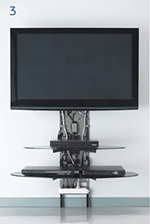 Meliconi Ghost Design 2000 tv fali konzol rendszer összeszerelés