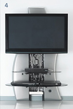 Meliconi Ghost Design 2000 tv fali konzol rendszer összeszerelés